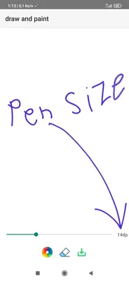 Draw Signature android App screenshot 1